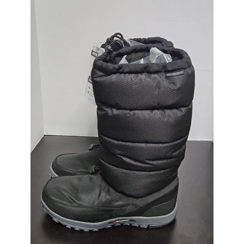 Sz 10 - Baffin Women's Tall Cloud Lightweight Waterproof Snow Boots, Black